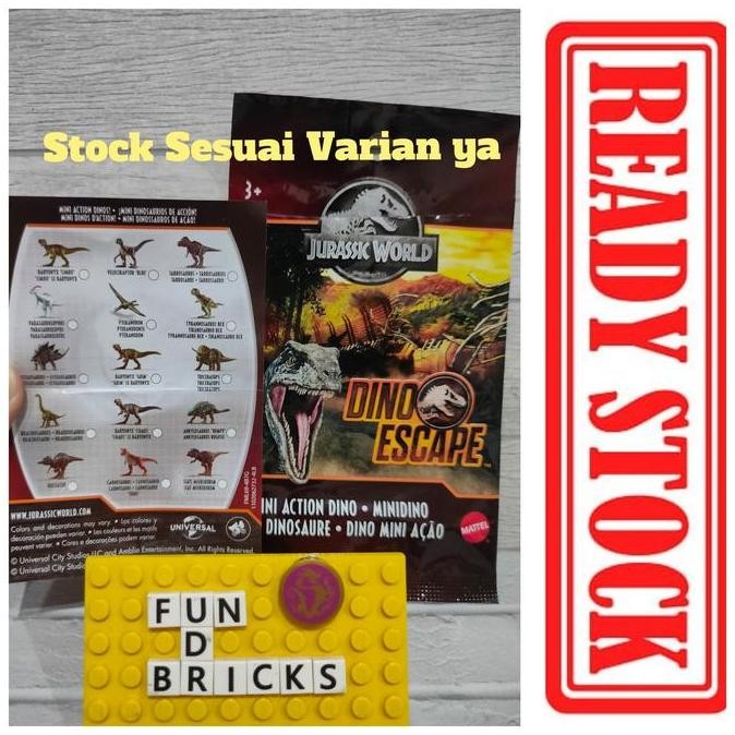 Jurassic World Mini Action Dino Escape Original Mattel