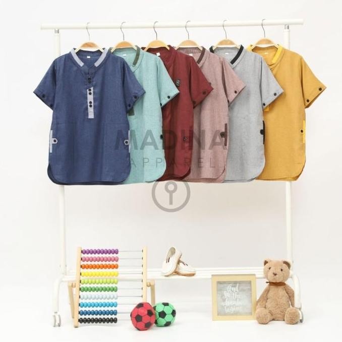 baju Koko anak laki-laki 4-12 tahun