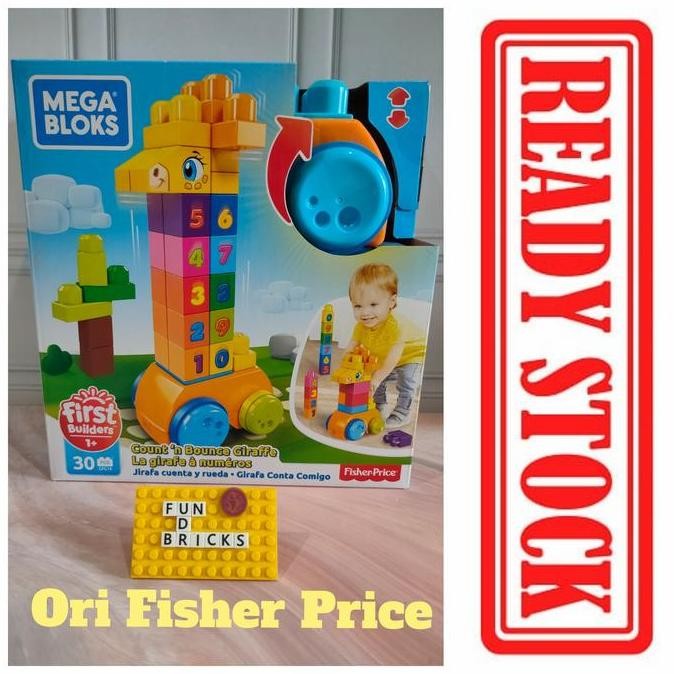 Mega Bloks MegaBloks Count N Bounce Giraffe