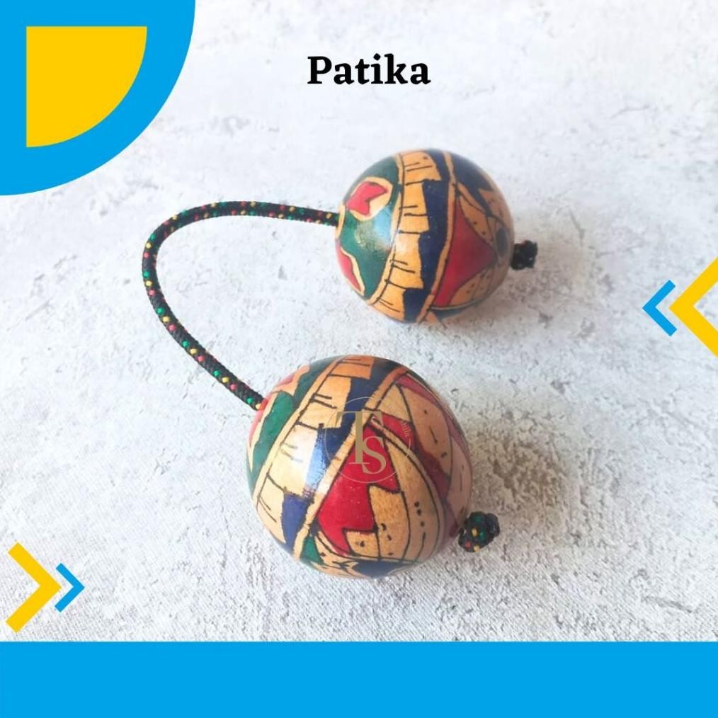 Marakas Patica Asalato Kosika Kashaka Shaker Kayu Alat Musik Tradisional