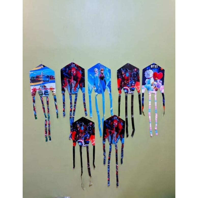 G-24 Aw-96 100Pcs Mainan Layangan Mini/Layangan Karakter Layangan Ubur-Ubur Original