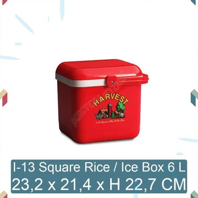 Promo Micton Lion Star I-13 Square Rice Ice Box 6 Liter Termos Nasi Es Batu