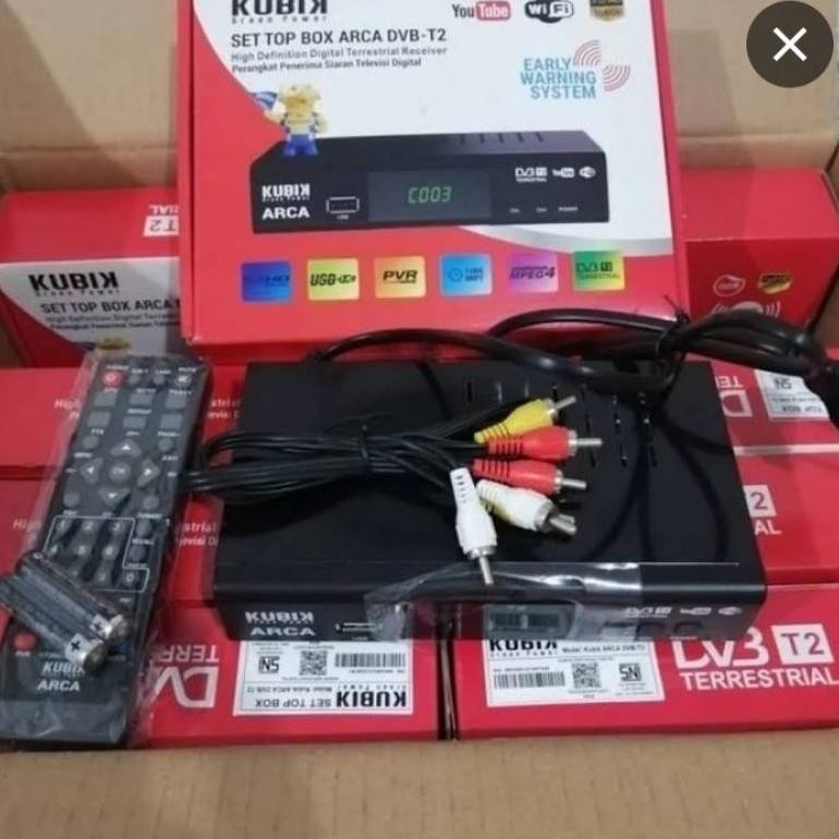 Tv Box Stb Dvb Kubik / Cbm / Freebox Super Hd Receiver Digital Tanpa Antena Gambar Jernih
