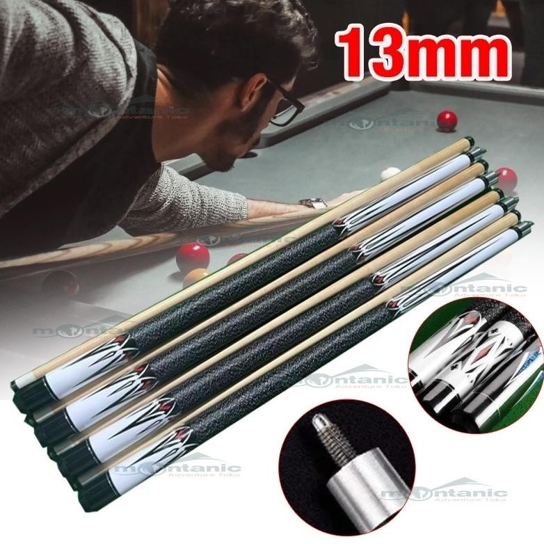 th-23 Ur37 Tongkat Biliar 57" 1/2 Ujung 12.5Mm Permainan Latihan Kolam Kayu Stik Biliar - Stick Bill