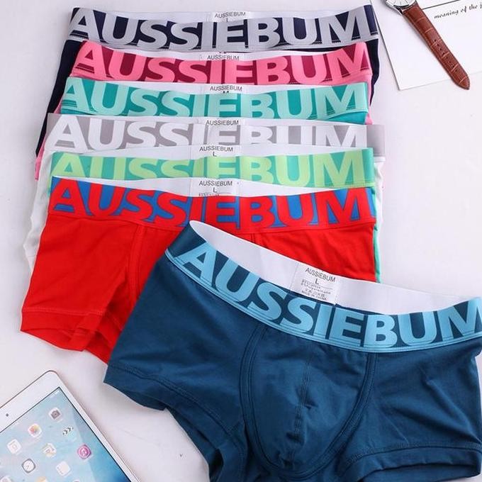 Aussiebum Boxer Pria Renoma Spandex