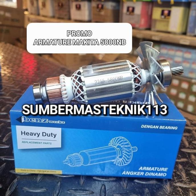 ARMATURE MAKITA 5800 NB ANGKER MESIN CIRCULAR SAW MAKITA 5800NB BENZ
