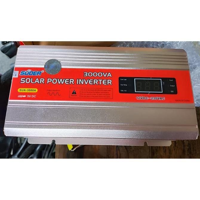 TERMURAH - SUOER Solar Power Inverter 3000w 3000 w 3000 Watt 3000watt TERBAIK