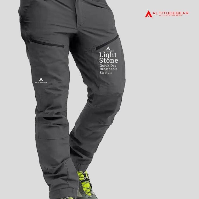 Eiger Aoki - Celana Gunung Panjang Pria Wanita Quickdry Stretch Hiking Camping