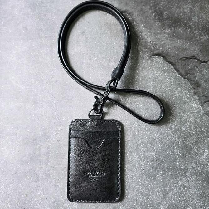 

HARGA DISC - BDS BROOKSBUFFALO , Full Leather lanyardIDholder, handcrafted goods