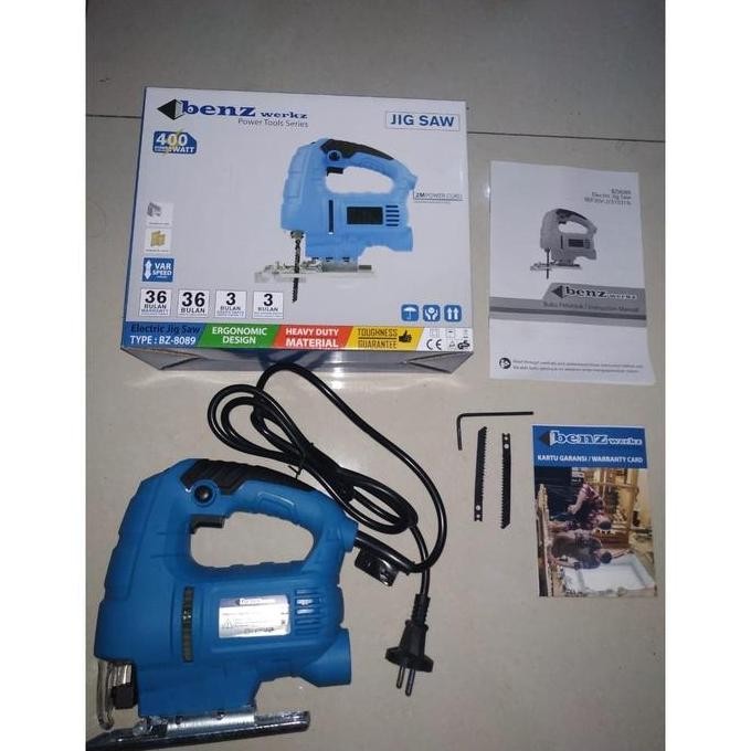 Mesin Jigsaw Benz Werkz / Mesin Potong Kayu / Mesin Gergaji Kayu Benz