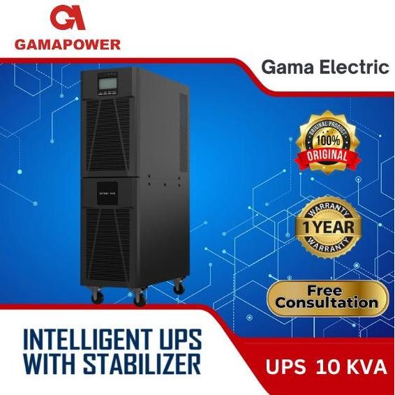 TERBARU - UPS GPOWER GP9010 10kva 10000 watt + AVR Stabilizer UPS LCD Online