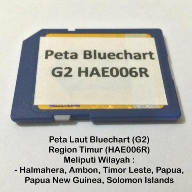 peta laut garmin 585 bluechart region timur
