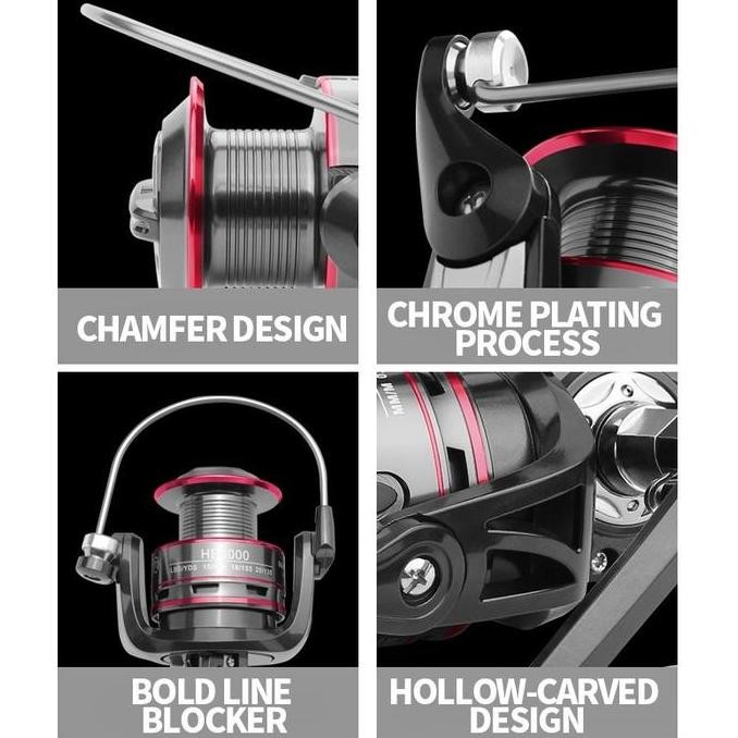 Caldari pancing reel mesin HB500-7000 15KG pancing joran pancing fishing reel