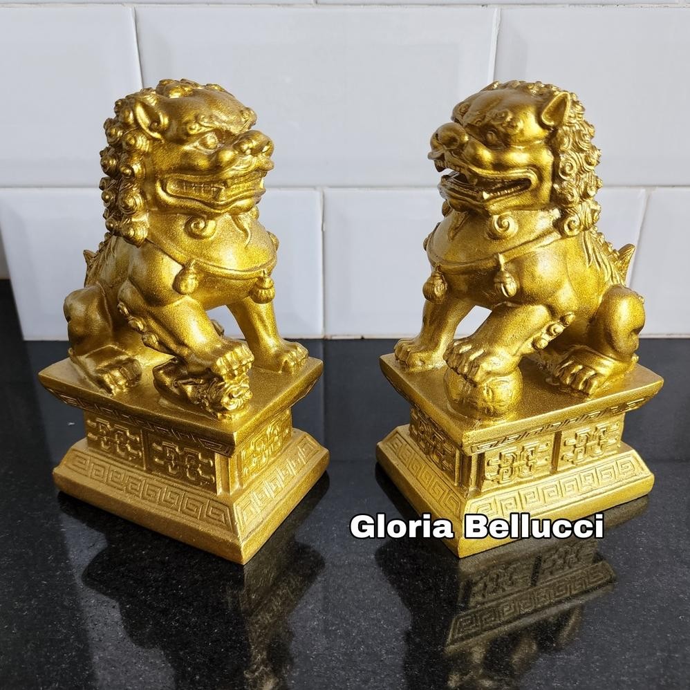 Patung qilin pajangan kilin singa fengshui qil in dekorasi home decor Promo