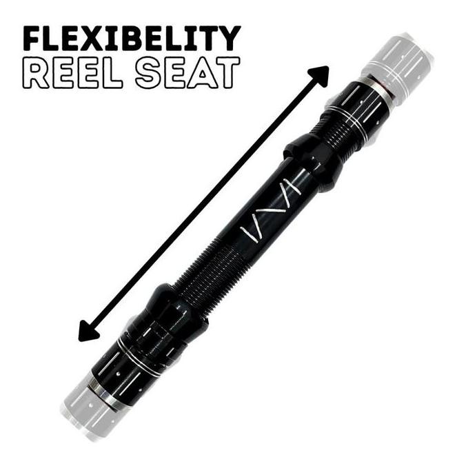 AquaPro Paket Set Joran Laut Telescopic Portable High Carbon dan Reel Pancing Metal Kuat untuk Laut