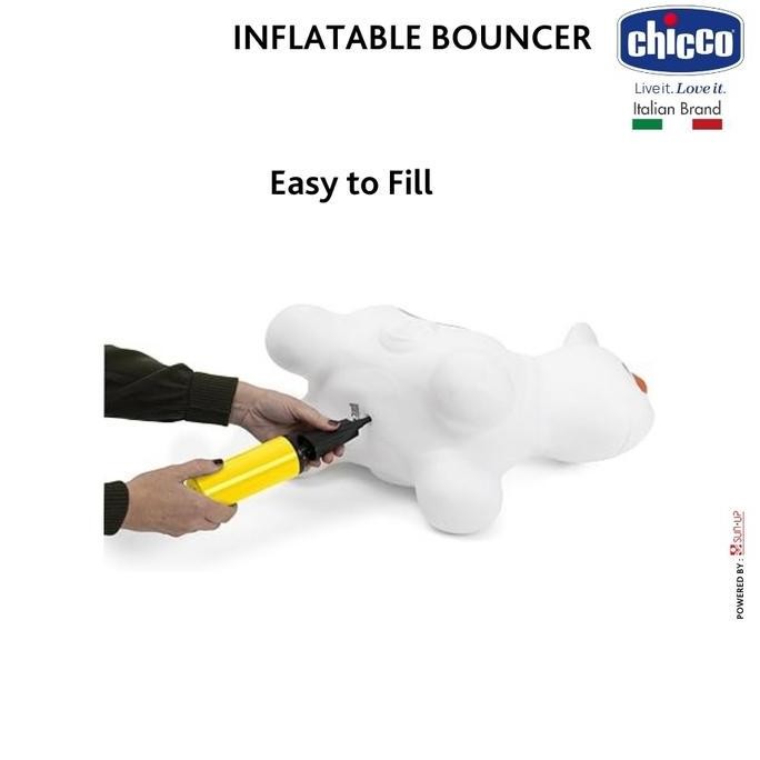CHICCO Toy Inflatable Bouncer 2Y+ / Kuda Kudaan Anak / Kuda Kudaan Karet / Kuda Karet Mainan Anak