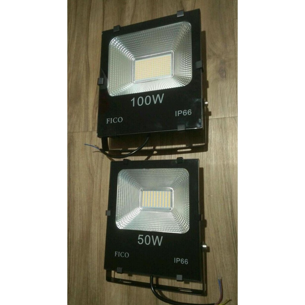 Fico Flood Light Lampu Tembak Kap Sorot Led Smd 50 Watt