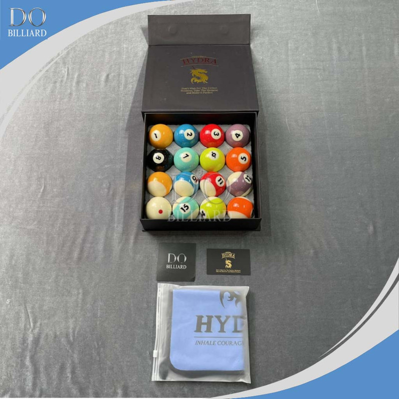 Bola Billiard HYDRA AQUA BALL SET 9 Feet / Set Bola Billiard 9 Feet Hydra Aqua Billiard Ball Dobilli