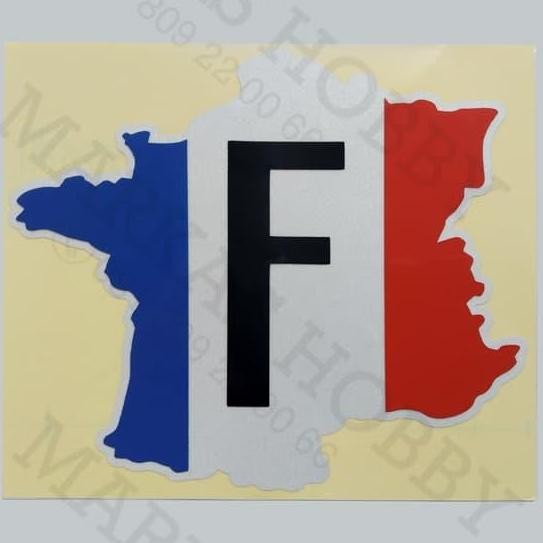 

Ready !!! Stiker F France Map Logo Cutting Aksesoris