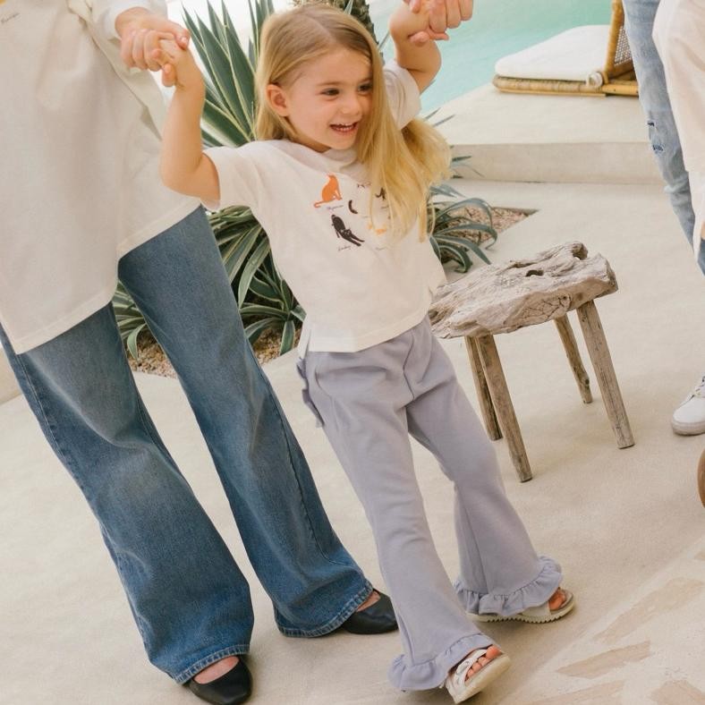 [Kecil Little Mebie - Seera Pants | Celana Cutbray Anak Perempuan Flare Pants Ukd-23