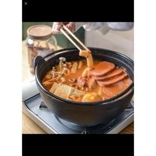 Cast Iron Hotpot Bowl 26 Cm Panci Shabu Suki Kuah Korean Food Premium