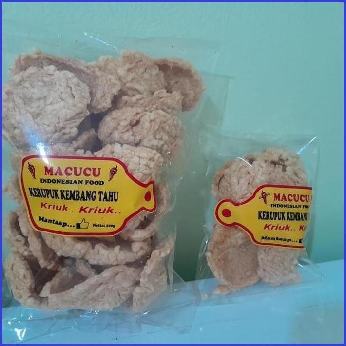 

KERUPUK KEMBANG TAHU MACUCU INDONESIAN FOOD 100GR