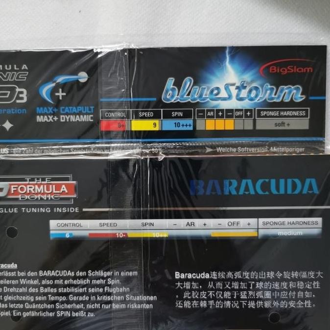 Paket Bat Pingpong Donic Original Senso carbon + Karet Donic Set