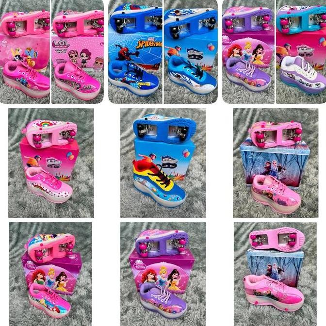 Sepatu Roda / Sepatu Roda Anak Led / Sepatu Roda 4 Roda Led