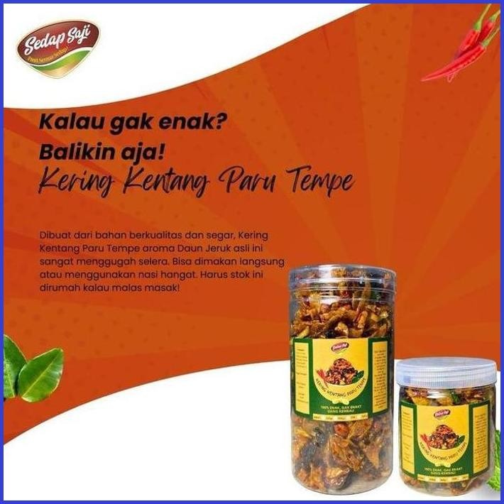 

SEDAP SAJI KERING KENTANG PARU TEMPE CEMILAN VIRAL ENAK