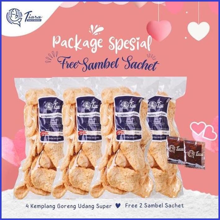 

PACKAGE SPESIAL KEMPLANG UDANG SUPER TIARA SNACK BANGKA KERUPUK CEMILAN KRUPUK