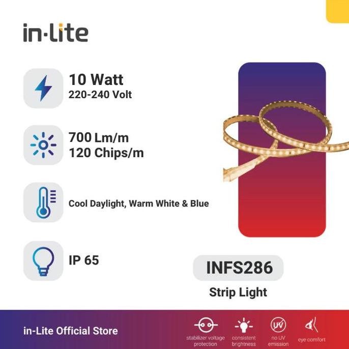 HARGA DISC - Lampu Led Strip INLITE INFS286 / LED Strip / Lampu Hias / Lampu Inlite