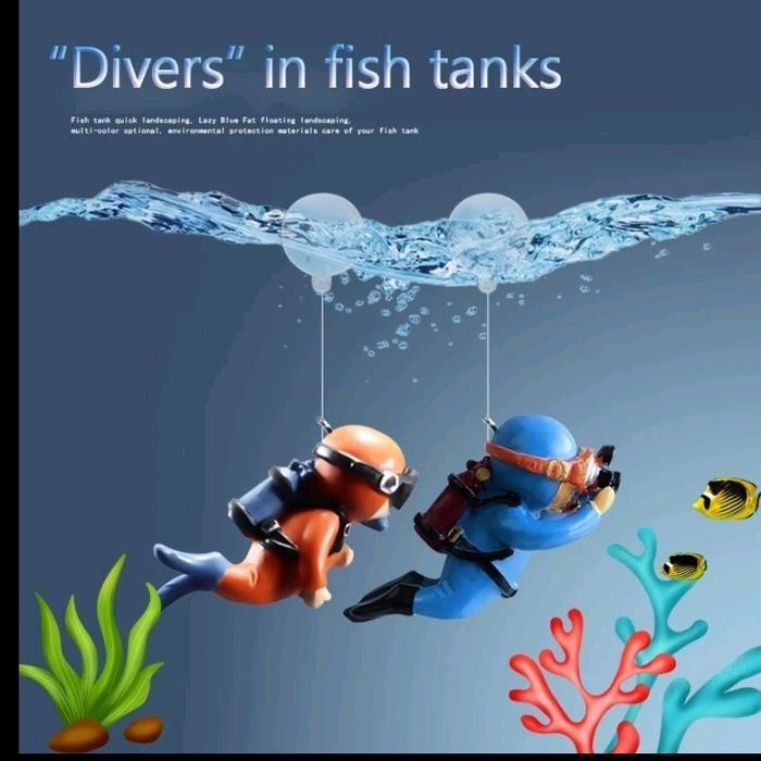 RAS miniatur penyelam ornamen aquarium Aquascape