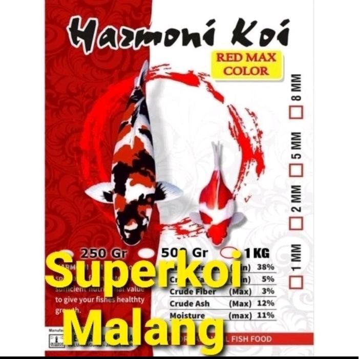 RAS Harmoni Koi 10 KG Pakan Koi Red Max Color Warna Growth Ikan Hiroyuki
