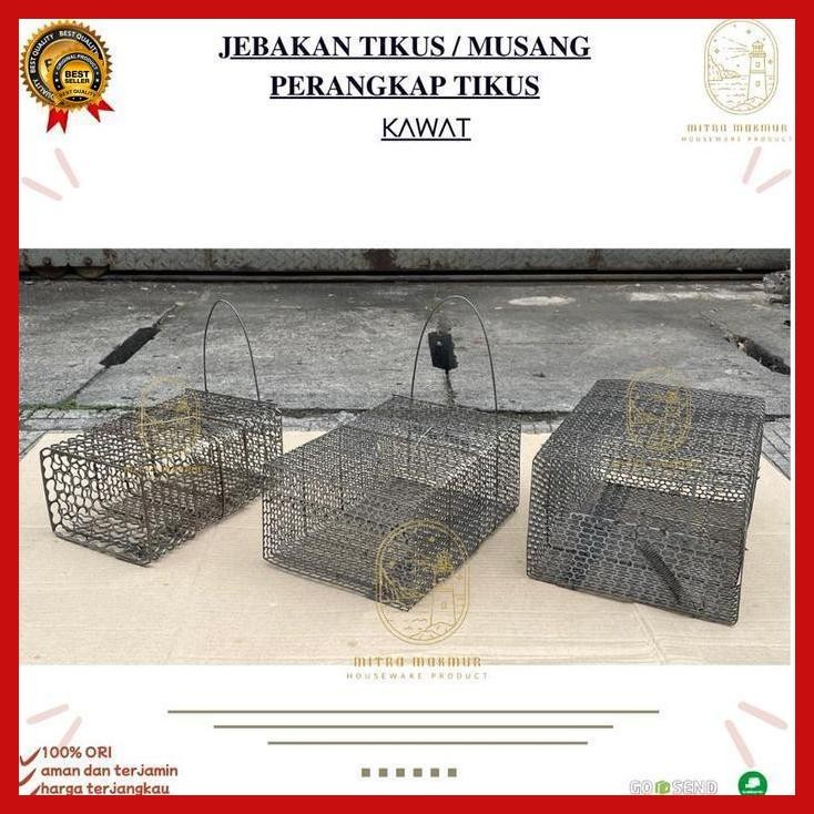 (Termurah) [Termurah] Perangkap Tikus Besi / Jebakan Tikus / Perangkap Musang Gas