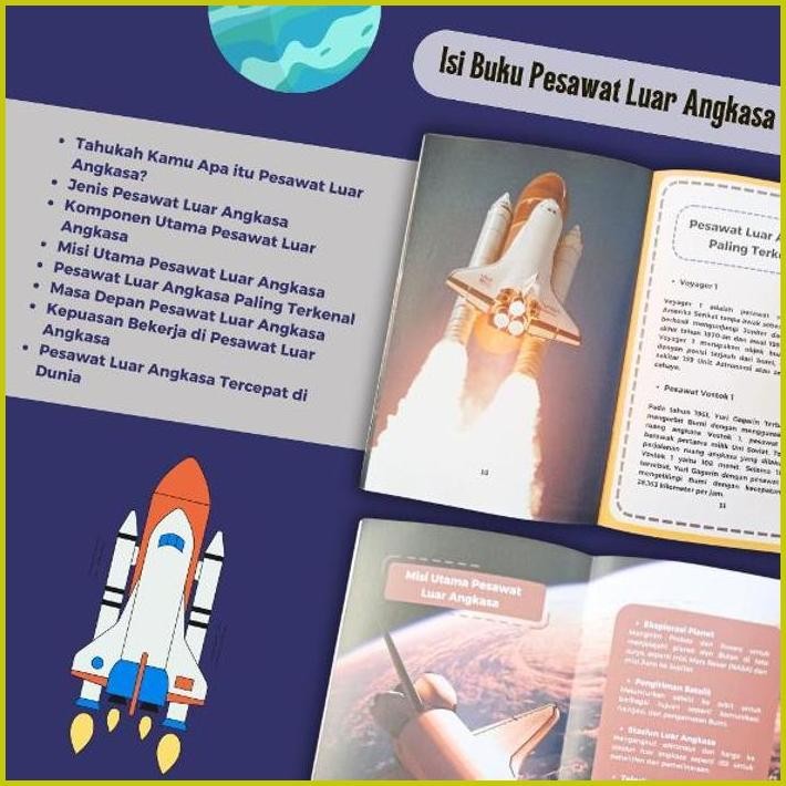 

PAKET 6 BUKU SERI JELAJAH LUAR ANGKASA NIDA LABIBAH RANAH BUKU