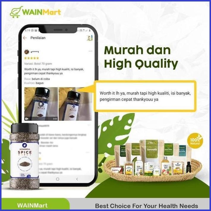 

WAINMART CHIA SEED PREMIUM BIJI CHIA DIET SEHAT HALAL