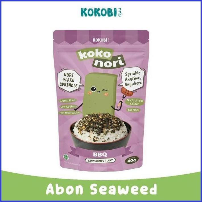 

KOKO NORI ABON RUMPUT LAUT TABUR - BBQ (SEAWEED FLAKE BY KOKOBI)