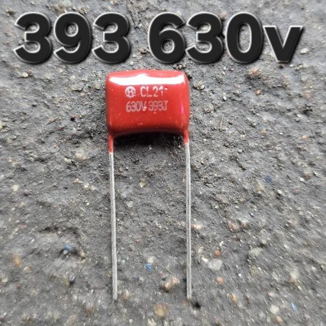 ( 393 630V )  630V393J CL21 630V 393J 393 393K 393J 39 NANO NF 39NF 400V 450V 400 450 V VOLT KAPASIT