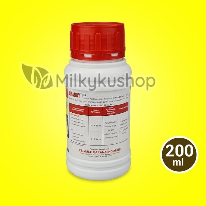 Ready Stock AMANDY 870 SL 200 ML HERBISIDA