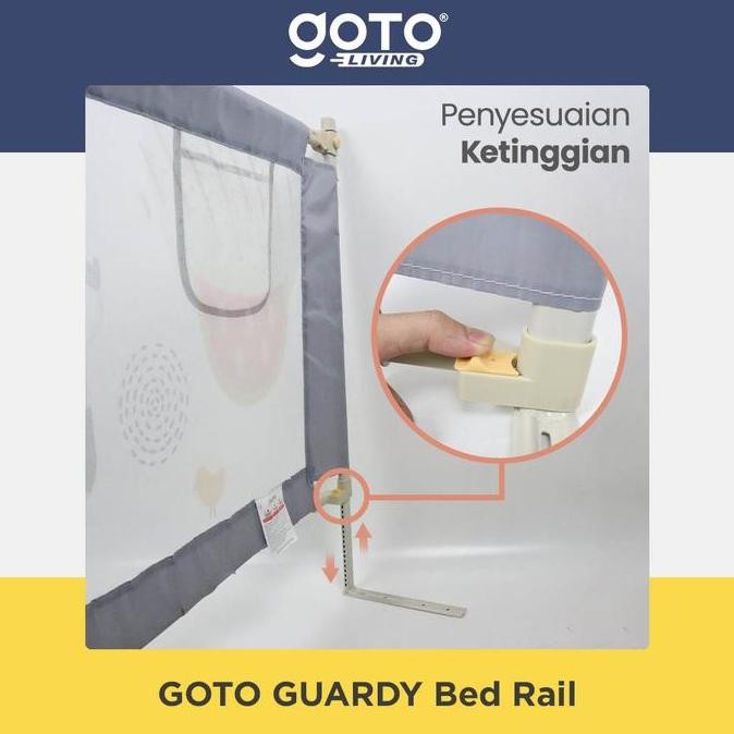 Baby Bedrail Pembatas Pengaman Pagar Kasur Tidur Bayi