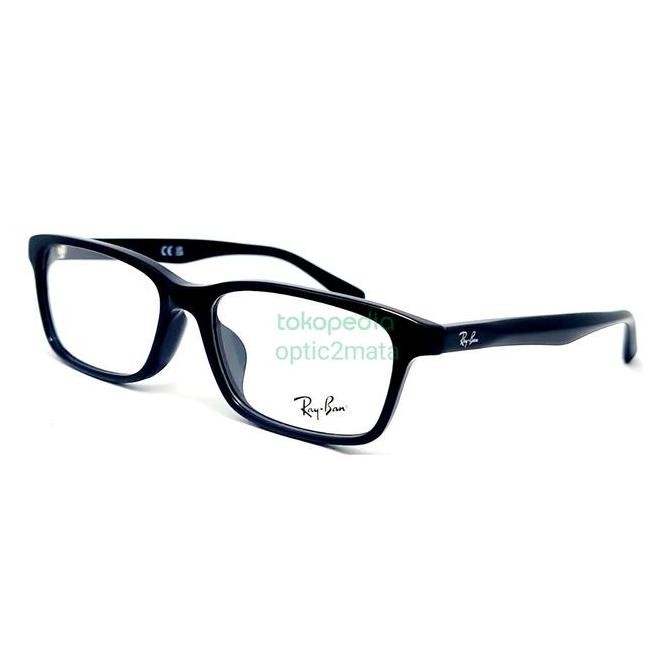 FRAME KACAMATA RAYBAN RB5318D 2000 shiny black 55-16-145 original