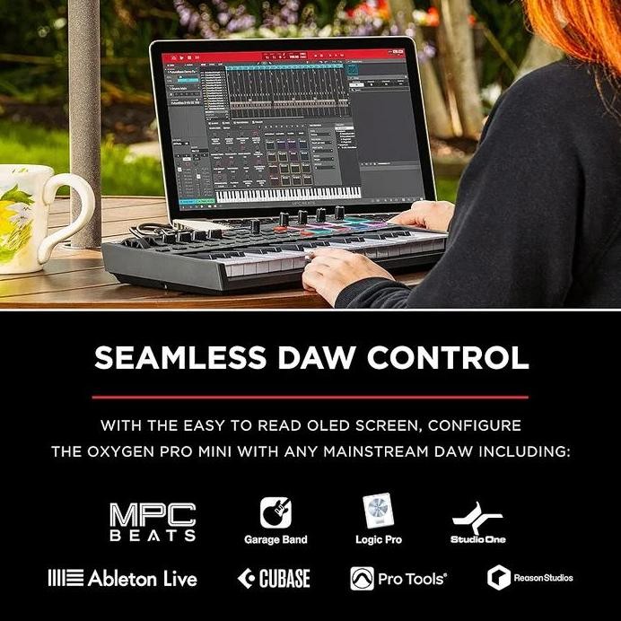 New  KEYBOARD Controller M-AUDIO OXYGEN PRO MINI 32 MINI KEY USB MIDI