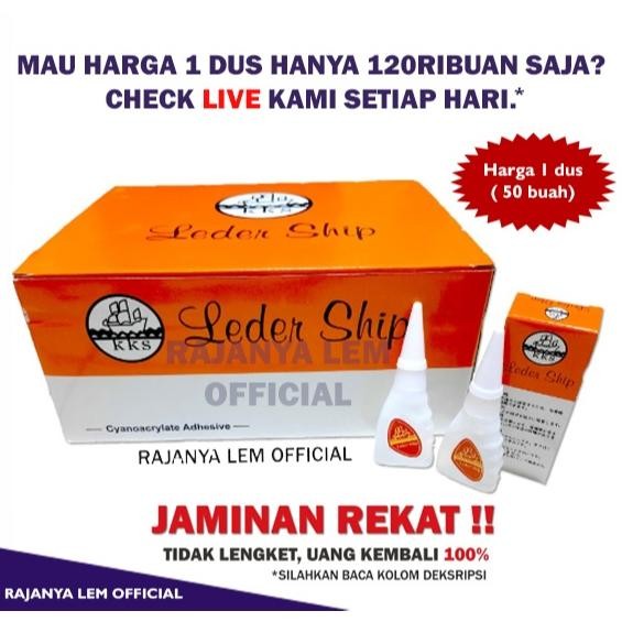 

Lem korea super rekat ledership / lem super serbaguna / lem spanduk / lem setan leder ship