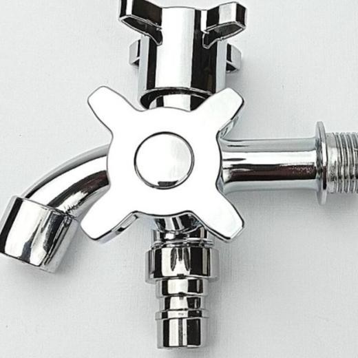 KRAN SHOWER MANDI KRAN BAK KRAN DOUBLE FLUSSO KRAN CABANG 2 FLUSSO