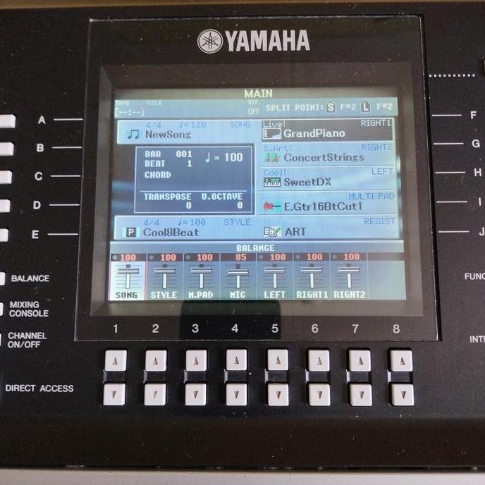 New  YAMAHA PSR S910 Keyboard Second Mulus