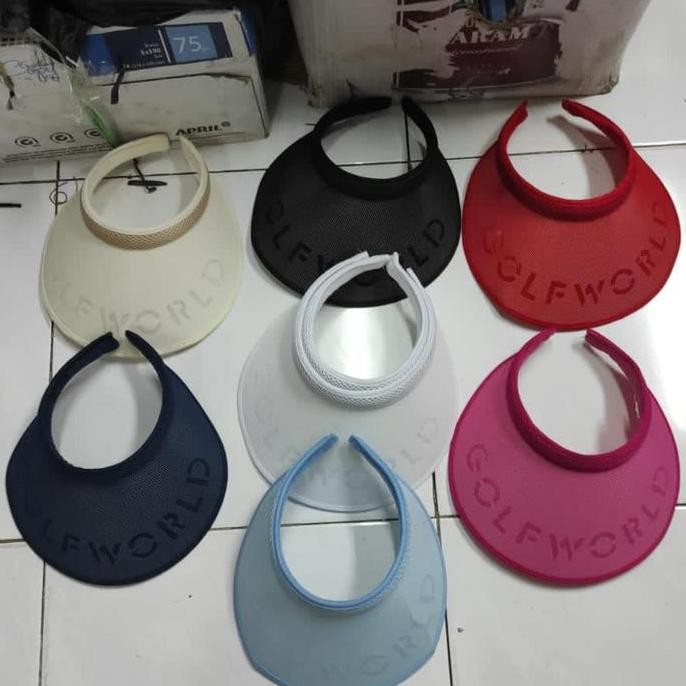 Topi Senam Topi Pantai Topi Wanita-Putih Topi Golf