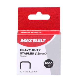 

Maxbuilt Staples 12mm 1000 Pcs Sharp Tips Isi Ulang Staples Tipe Nail 12 Mm Refill Hekter Isi Ulang Stepler Heavy Duty Staeples Jepretan Kertas Peralatan Atk Alat Tulis Kantor