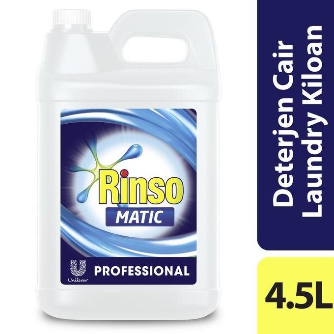Ready Stock rinso cair matic 5 liter