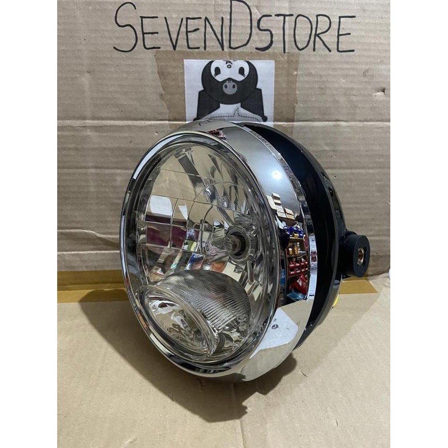 Promo Refflektor Lampu Depan Assy Set Yamaha RX King RXK Bulat Original YGP COD