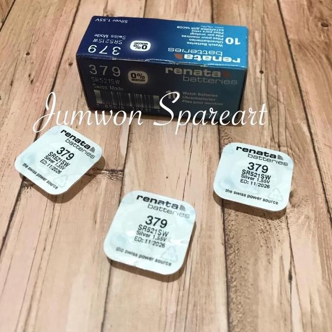 Baterai Renata 379 Renata SR521SW Baterai Renata SR 521 SW Original murah